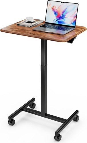 Rolling laptop desk adjustable - laptop,
