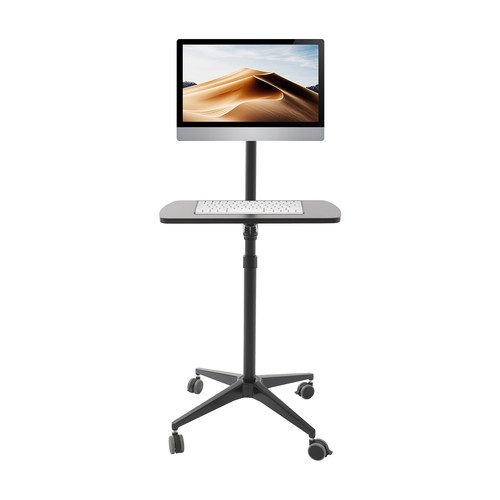 Portable rolling laptop - laptop, floor